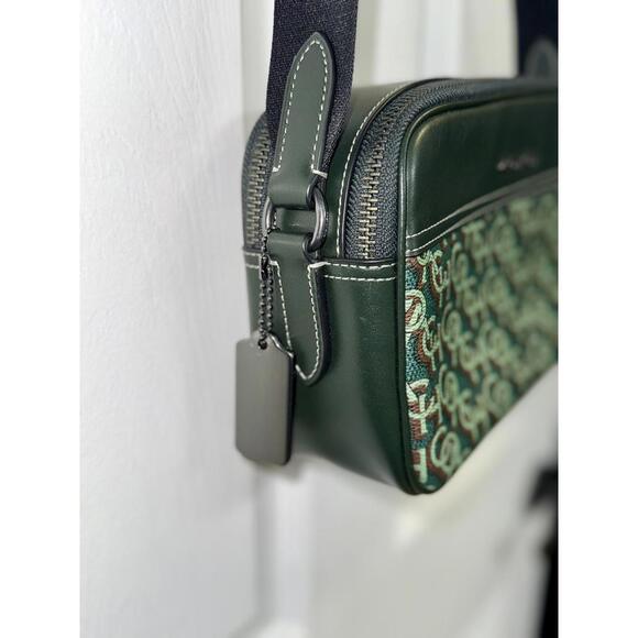 Coach Graham Crossbody Bag With Coach Monogram Print CF484 - Picture 8 of 9